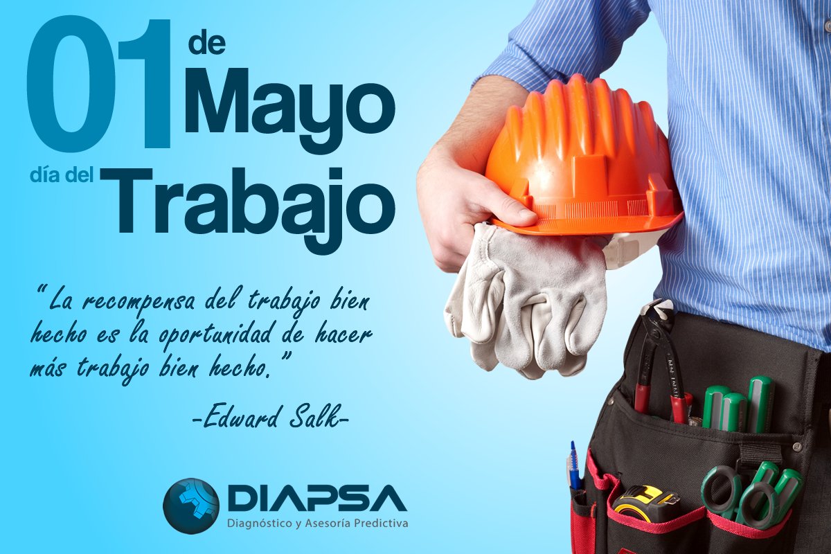 DIAPSA1's tweet photo. #FelizMartes #Diapsa #DíaDelTrabajo "El trabajo dignifica, el trabajo abre puertas al conocimiento y a la superación, el trabajo es una bendición". https://t.co/OQZNevMHIa