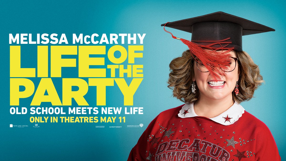 StudentLifeNet's tweet photo. Win passes to an advance screening of LIFE OF THE PARTY. Watch as @melissamccarthy lives out your nightmares and goes back to school...with her daughter. Get your passes now. #LifeOfTheParty hits theatres Mother’s Day Weekend! https://t.co/5j8N7F5Stu 👩‍👧 https://t.co/CcuRzFOPcY