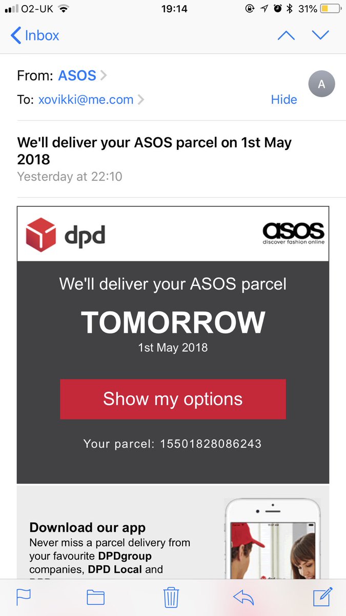 oxvikkib's tweet photo. When ya pay for the next day delivery pass and you don’t get next day delivery 🙃 @ASOS_HeretoHelp https://t.co/GS3RI22x6v