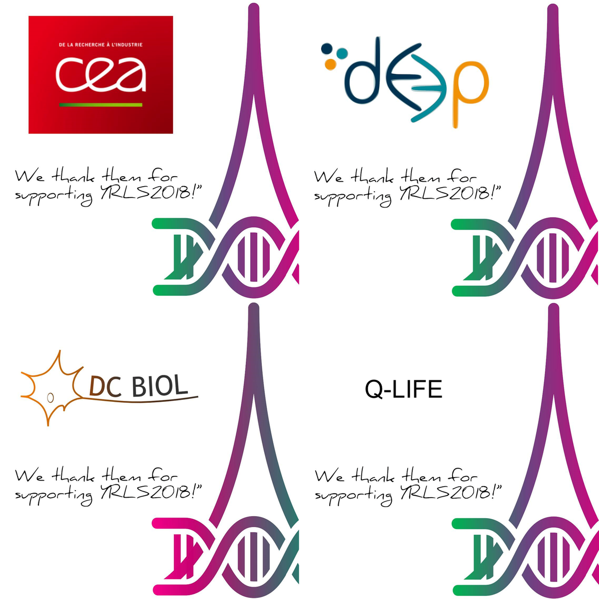 YRLS_federation's tweet photo. Last but not least, we thank:
@CEAParisSaclay - https://t.co/Tx93HT1Wb9
#DEEPlabex #institutcurie - https://t.co/eLSwSU65oA
#Qlifeinstitute #PSL - https://t.co/7ClUJ2deIE
#DCBiollabex #institutcurie - https://t.co/xmq3vfq3Q3
#countdown #yrls2018
See you in 13 hours! ;) https://t.co/XP0vPWCRNZ