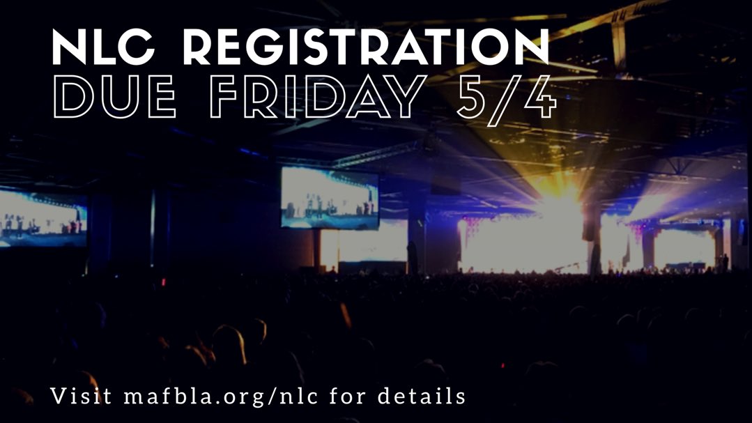FBLAMA's tweet photo. If you are planning to attend the National Leadership Conference, be sure your chapter registers by this Friday, May 4. Each attendee must submit a non-refundable deposit of $200. Visit https://t.co/2iGZox9k5L for details. https://t.co/Jb4NQM19QQ