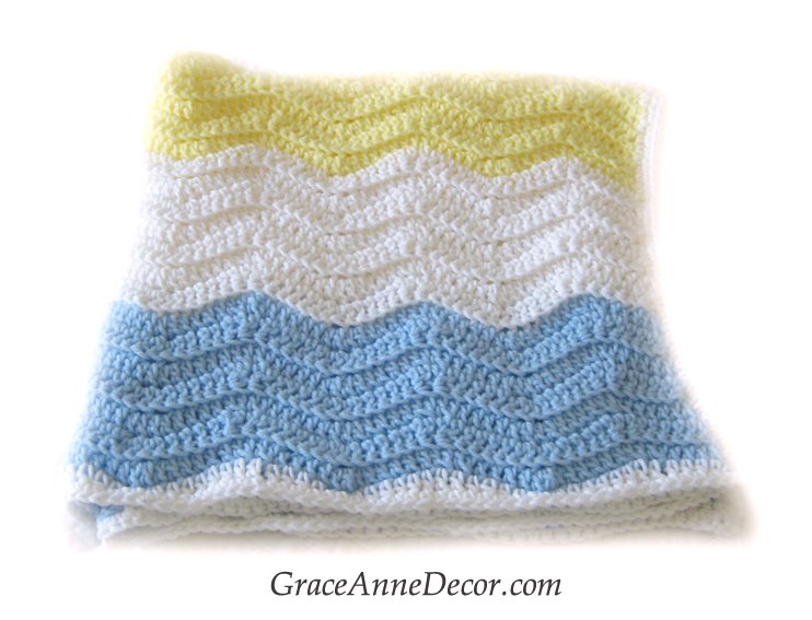 MaggiesMentions's tweet image. Baby Blanket Crochet Decorative Wavy Yellow White and Blue color Handmade Perfect Shower Gift #HomeDecor #BabyNursery #etsyhttp://ow.ly/MG3J30jM8D8
