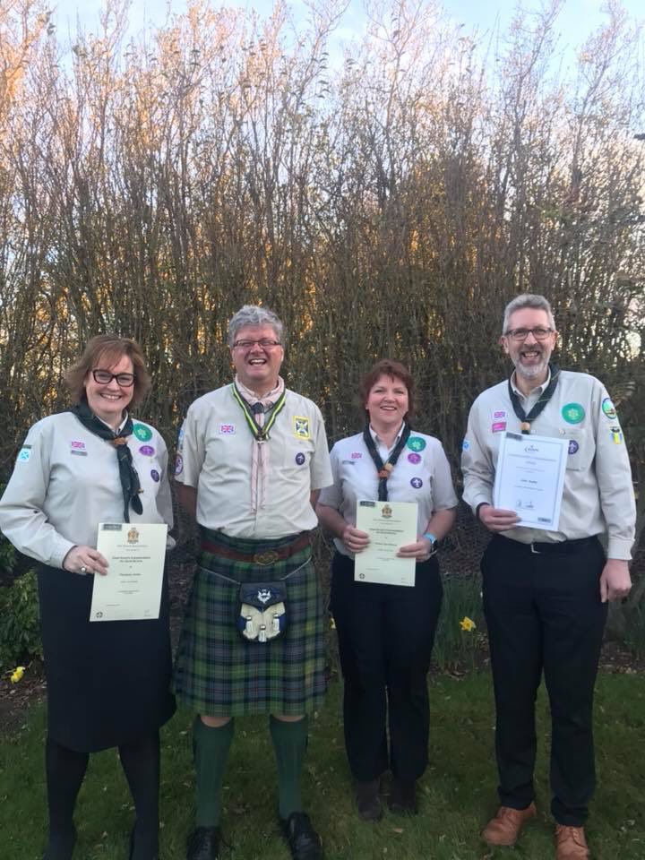 Congratulations to our leaders Pam, Charmaine and John on being recognised and receiving their recent awards in recognition of good service.