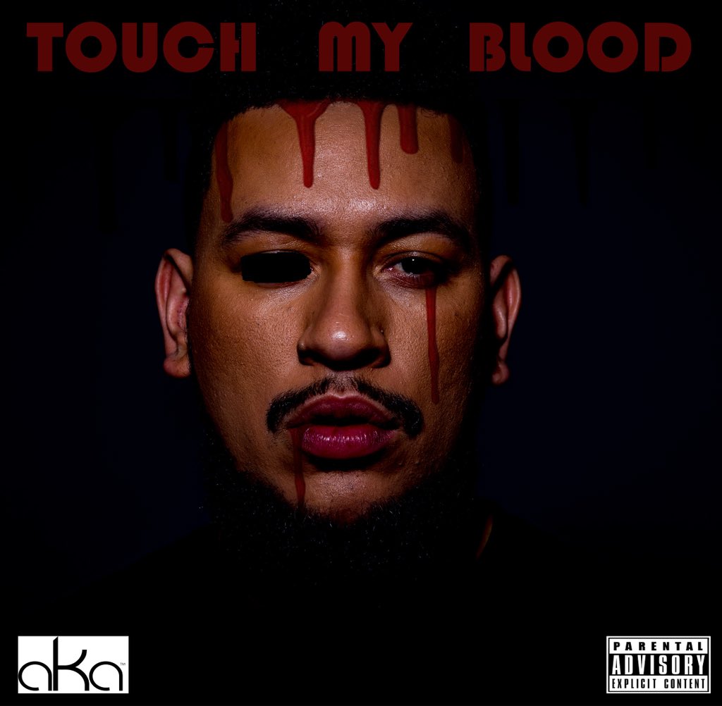 raksthe1st's tweet photo. #TouchMyBlood Album cover, designed by #YBRAND @m0ubrand #TouchMyBloodChallenge @akaworldwide https://t.co/yn6Sfu545p