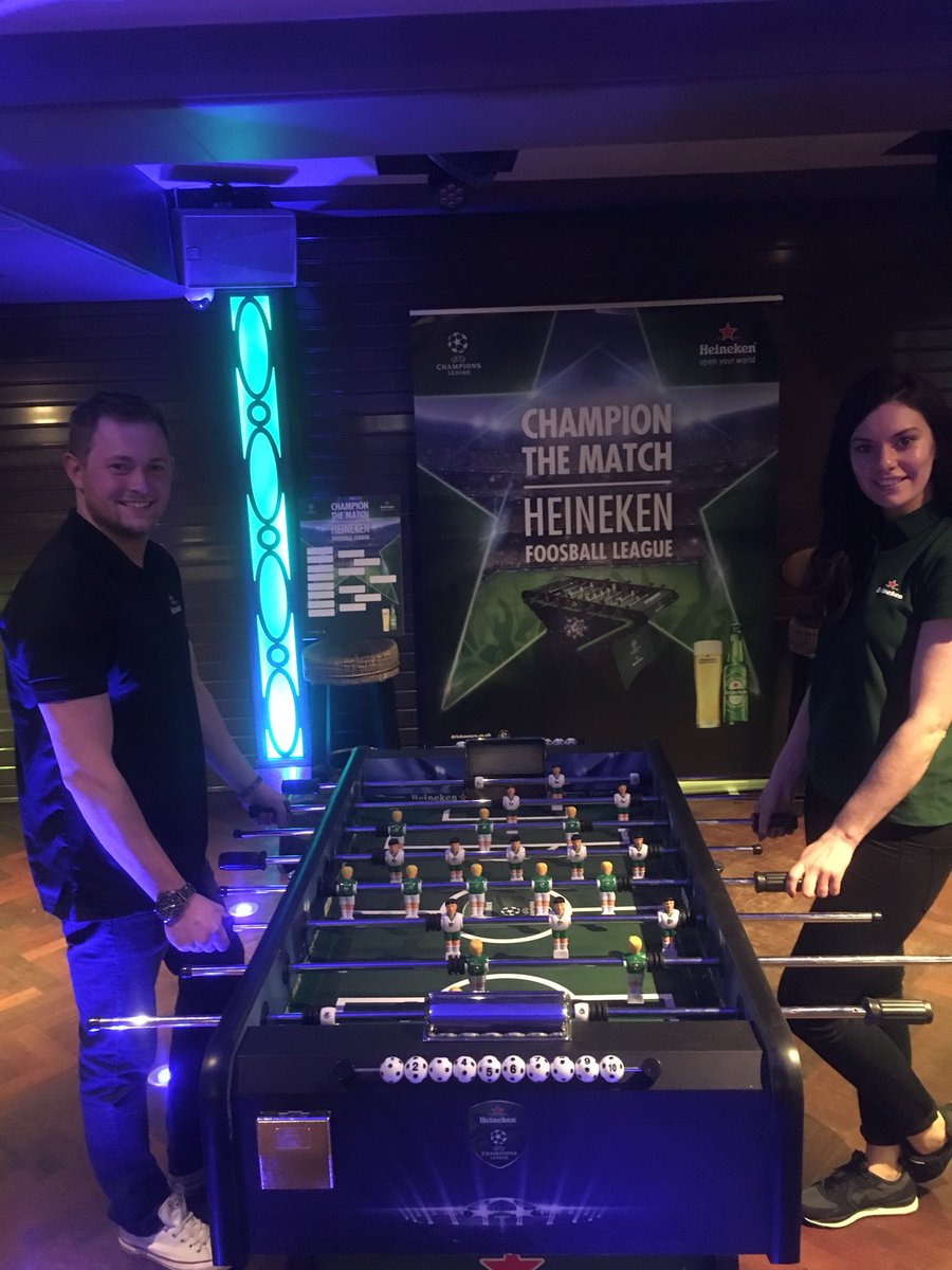 If your heading out to watch the semi final match this evening. Join <a href="/ACAmodels/">ACA Models</a> <a href="/HagansBar/">Hagan's & Bar Bella</a> for your chance to win a ucl goodie bag with <a href="/Heineken_UK/">Heineken® UK</a>. #Championtheworld