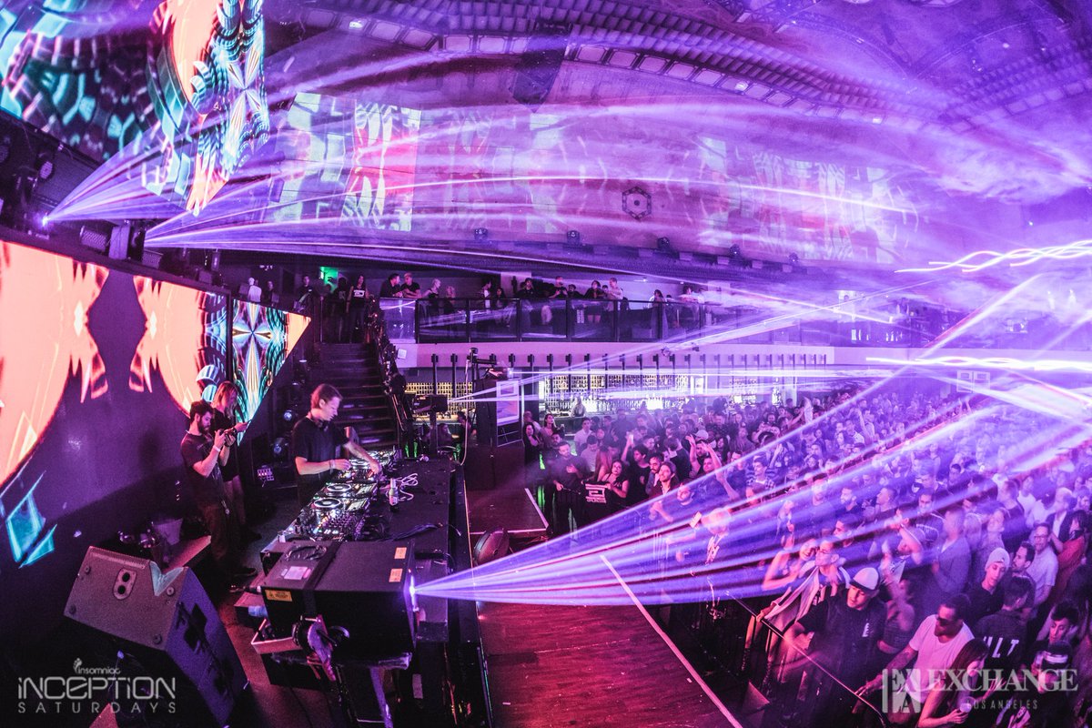 ExchangeLA's tweet image. Thanks to the @DrumcodeRecords team that provided us with deep, dark techno beats all night long with Bart Skils, dubspeeka, @harvey_mckay, and @LaytonGiordani @insomniacevents #InceptionSaturdays!