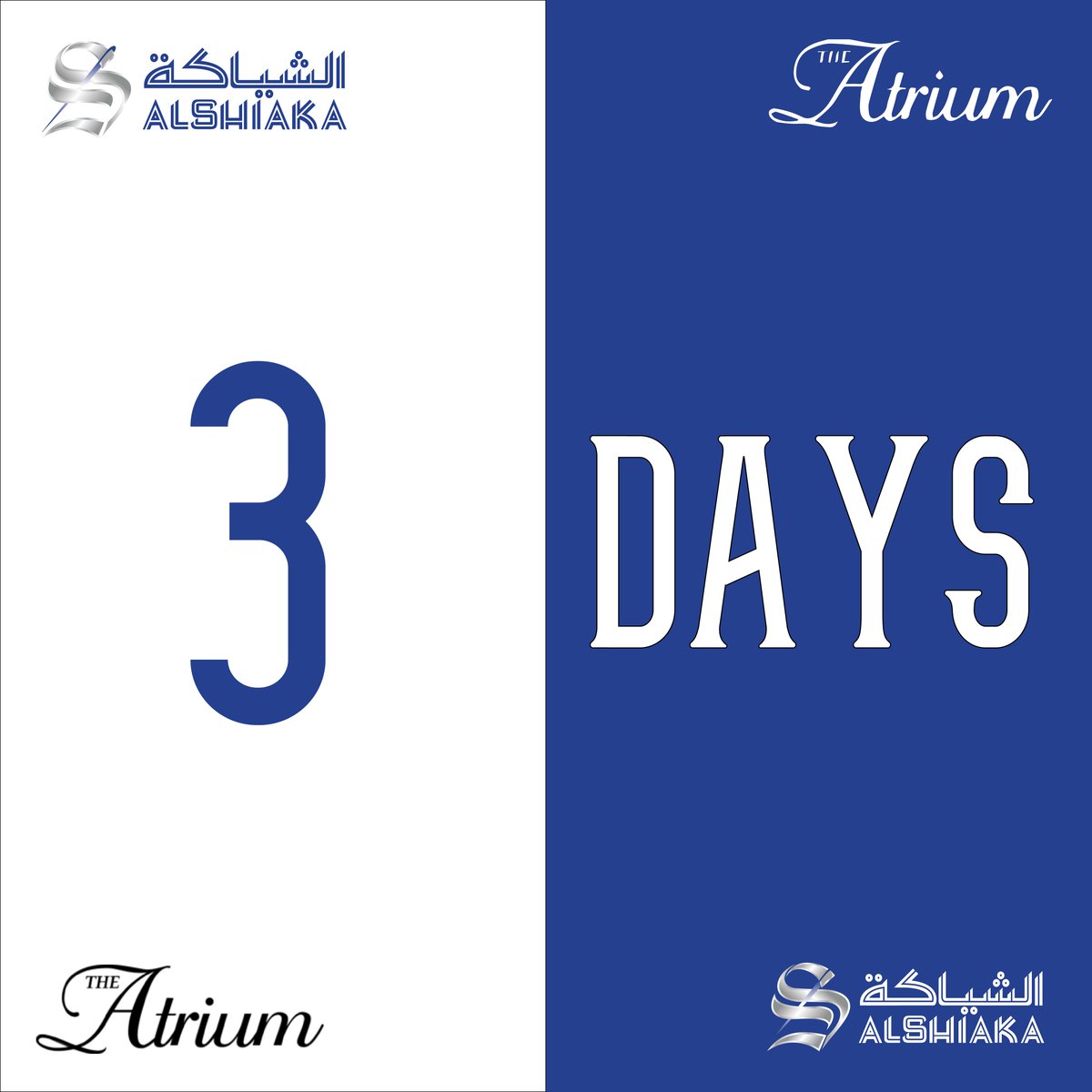 AlShiakaUK's tweet photo. Only 3 days left until our exclusive Launch Exhibition at The Atrium. 

Register now to get an exclusive promo code to use at the launch.  

Register at https://t.co/v0CH4Aycaf

#ThobeRevolution #Thobes #Thobesaudi #Thobeswag #Thobestyle https://t.co/AOaeyT6Cd2