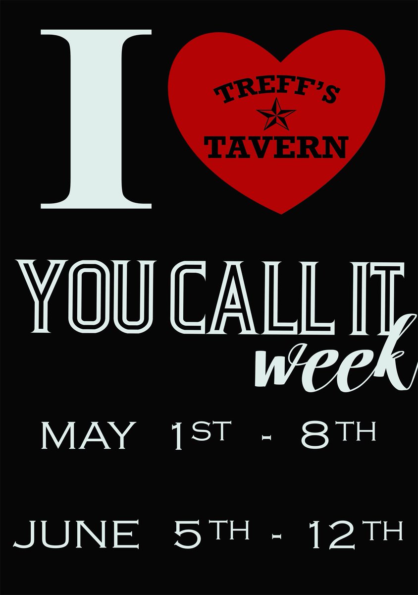 You-Call-It WEEK, May 1st-8th!!