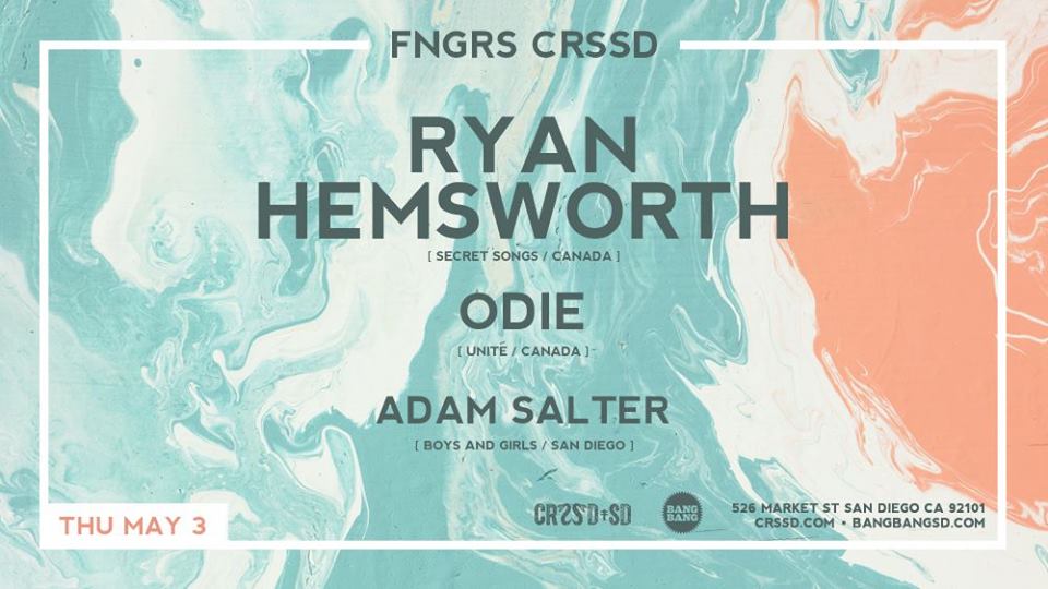 Opening for <a href="/ryanhemsworth/">ryan</a> thurs <a href="/BangBangSD/">BangBang</a>. Tix: ticketf.ly/2G7s7rS.