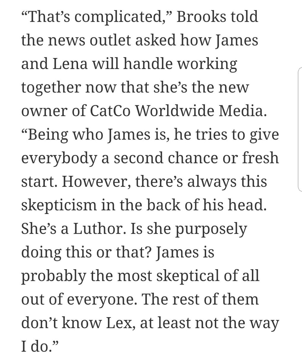 JacksonBrittsny's tweet photo. #supercorp #agentreign #reigncorp
Brooks admits James is the most skeptical of lena and always doubting her. What man thinks that's the foundation for a good relationship🤔
It's odd that #guardcorp fans just want to gloss right over that fact as well as James treatment of lena. https://t.co/rB4j3fdOpt