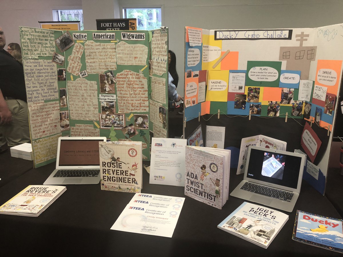 Ms. V and Ms. Morgan presenting on STEM and Literacy <a href="/iteea/">ITEEA</a>