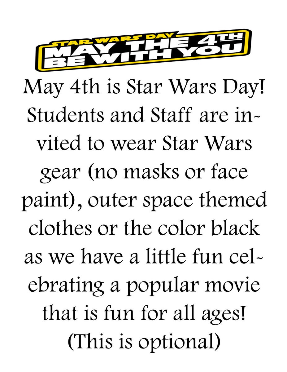 OleanEastView's tweet photo. May the 4th be with you! https://t.co/3dp34rwg7N