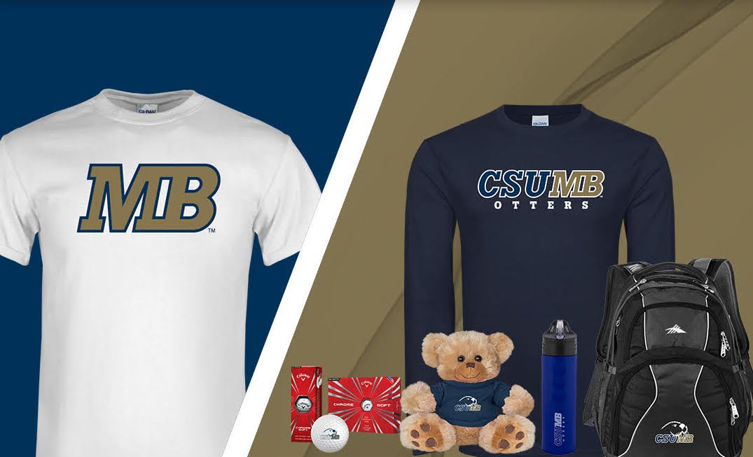 CSUMB's tweet photo. https://t.co/zfWRHbcFyY is now open for business! Get all of your Otter apparel and receive 25% off t-shirts until 5/31! #ExtraordinaryOpportunity https://t.co/A4cvW1aPdQ