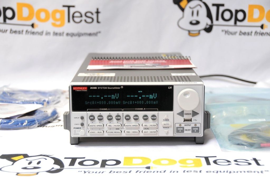 KEITHLEY 2636B Sytem SourceMeter Unit LXI 2 CH " WARRANTY INCLUDED ...