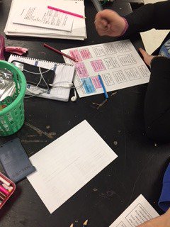 WashElliott's tweet photo. Determining the difference between weathering, erosion and deposition while adding some color to our work😀#oneccps #lcbirdprincipal #betheu https://t.co/D7QKCzEG1b