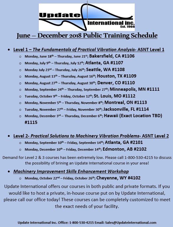 UpdateIntl's tweet image. Our Schedule for June-Dec 2018 is here! Register for any upcoming courses on our website: updateinternational.com/course-registr…