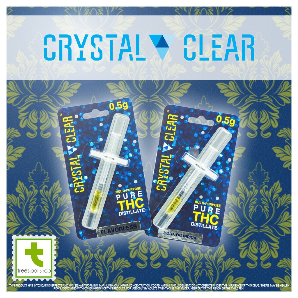 TreesPotShopNW's tweet photo. Dab with the best, Dab with Crystal Clear. High quality distillate at an incredibly low price. We have over 15 different flavors to choose from, available in .5g & 1g syringes.
#CrystalClear #NWCS #Distillate #TreesPotShop #SeattleMarijuana #Concentrates #Dabs #Dabbing #THC #CBD https://t.co/hS4bLCiyir