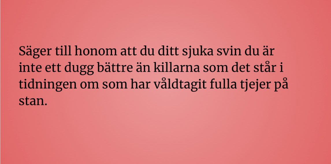 VaraVittnesmal's tweet photo. Följ @Varavittnesmal på Instagram eller #VåraVittnesmål på Facebook för att läsa vittnesmålen i sin helhet.  
#metoo     
#varavittnesmal 
#SexuelltVåld 
#bryttystnaden https://t.co/4EnITwHH34