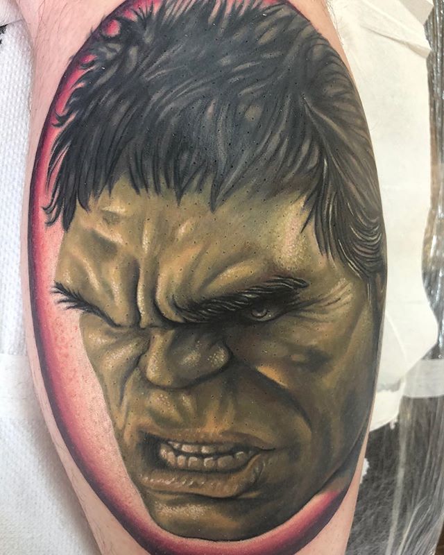 72 Tattoo - The Incredible Hulk in Ben Almond tattoos signature style. For  all tattoo and piercing enquiries ring the shop on 0161 748 7722.  Instagram: @ benalmondtattoos | Facebook