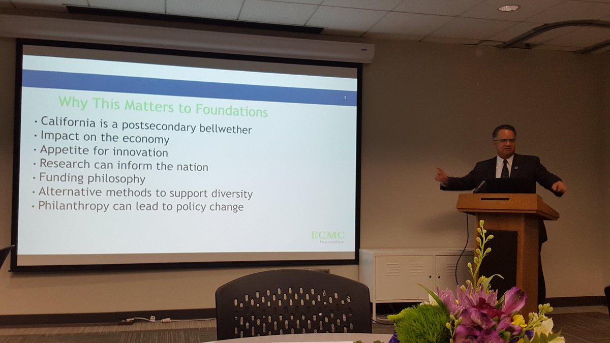 ECMCFoundation's tweet image. Why is the State of CA important to funders? @taylorpeterj offered a thoughtful list @CollegeOpp #StateofHigherEd #CA