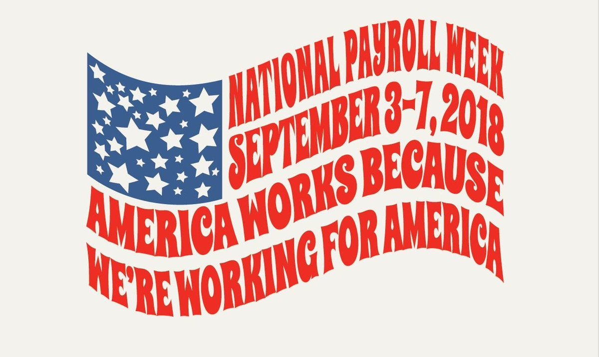 PayrollOrg's tweet photo. We're excited to unveil the official 2018 National #Payroll Week artwork! Retweet if you're a fan of this year's groovy design. #payrollweek https://t.co/zKajQRFTsg