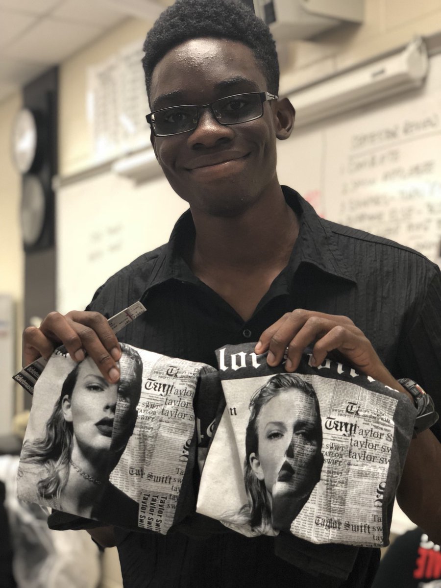 BdaleCTE's tweet photo. Congrats to Tyriq, winner of the design/IT industry certification raffle! He won two concert tickets and t-shirts for @taylorswift13 courtesy of @GoMoxieMusic &amp; @BdaleGenius! He’s dual Adobe certified in @InDesign &amp; @Photoshop! #digitaldesign #CertsUpHCPS #HCPSproud #BullPride https://t.co/wwQ7BcKTJ3