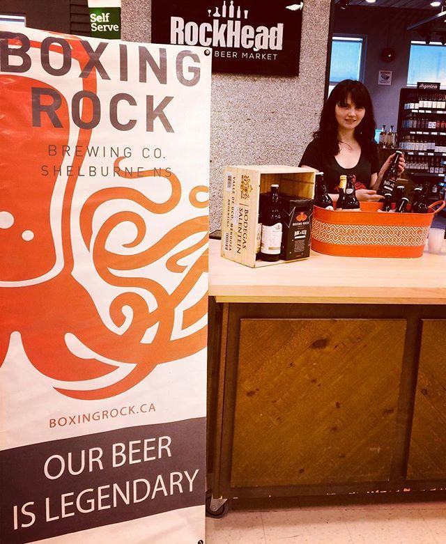 boxingrockbeer's tweet photo. Molly is @rockhead.hfx til 7pm this evening. Stop in and try our Dark As Keji (Black IPA), The Vicar’s Cross (Double IPA) or Fisticuffs (Chardonnay Barrel Aged Barley Wine).
•••
#nscraftbeerweek #nscraftbeer #halifax #beerme #sampletime #boxingrock #… https://t.co/Ye8tyefL2d https://t.co/eP93dc7IpN