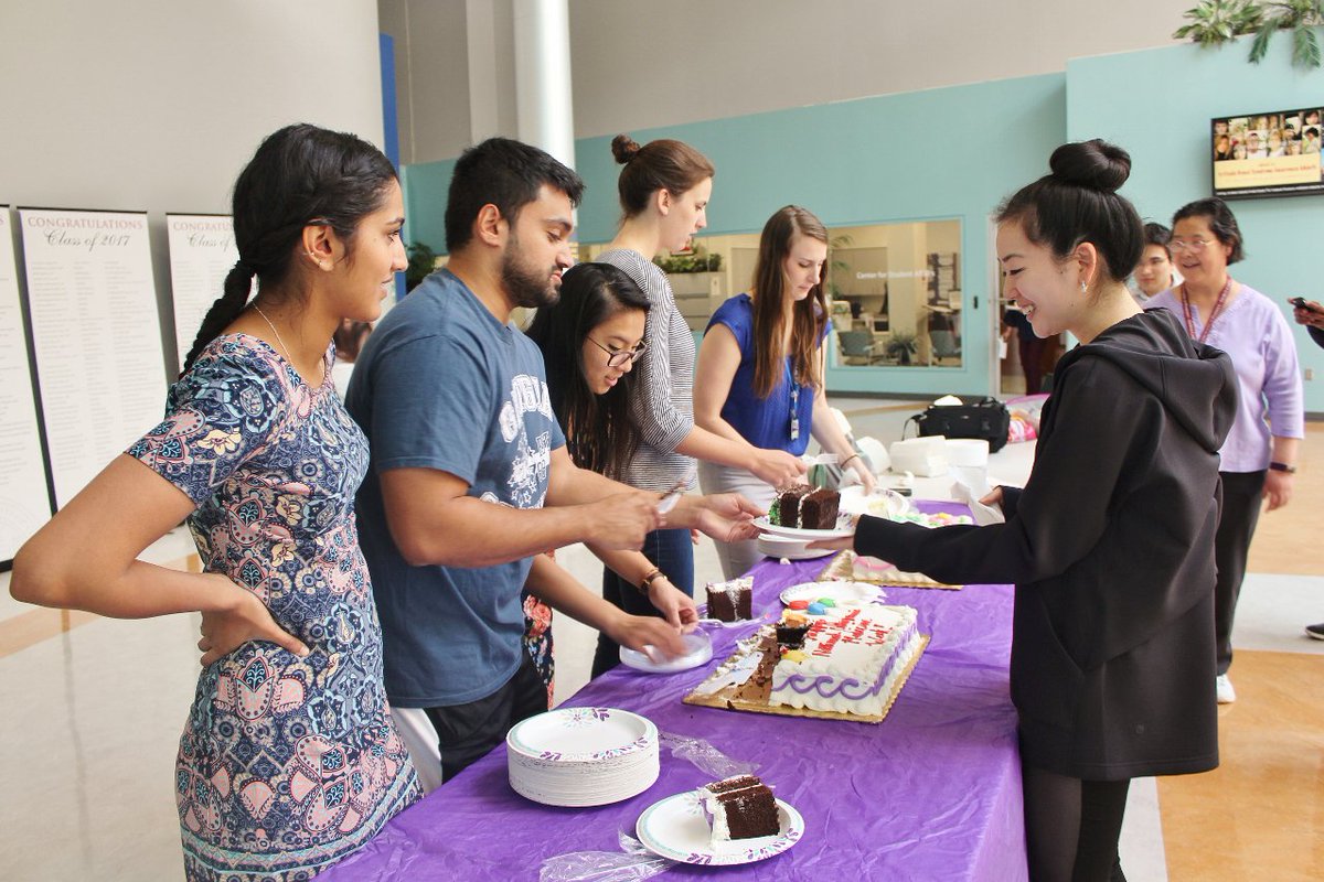 PCOMGeorgia's tweet photo. Throughout last week the DO Council displayed their passion for the osteopathic profession with continued celebratory events in honor of #NOMWeek18. They served cake in a gesture of appreciation for the campus community, providing a sweet study break to those preparing for exams. https://t.co/czSiMoglEN