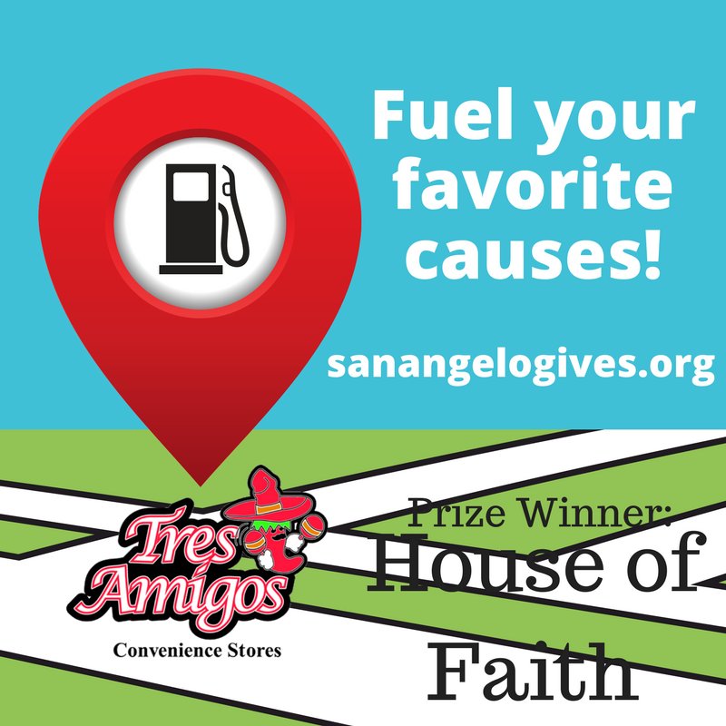 Congrats @House_of_Faith !  Your supporters are fueling your cause!  For a list of prize winners visit sanangelogives.org/leaderboard