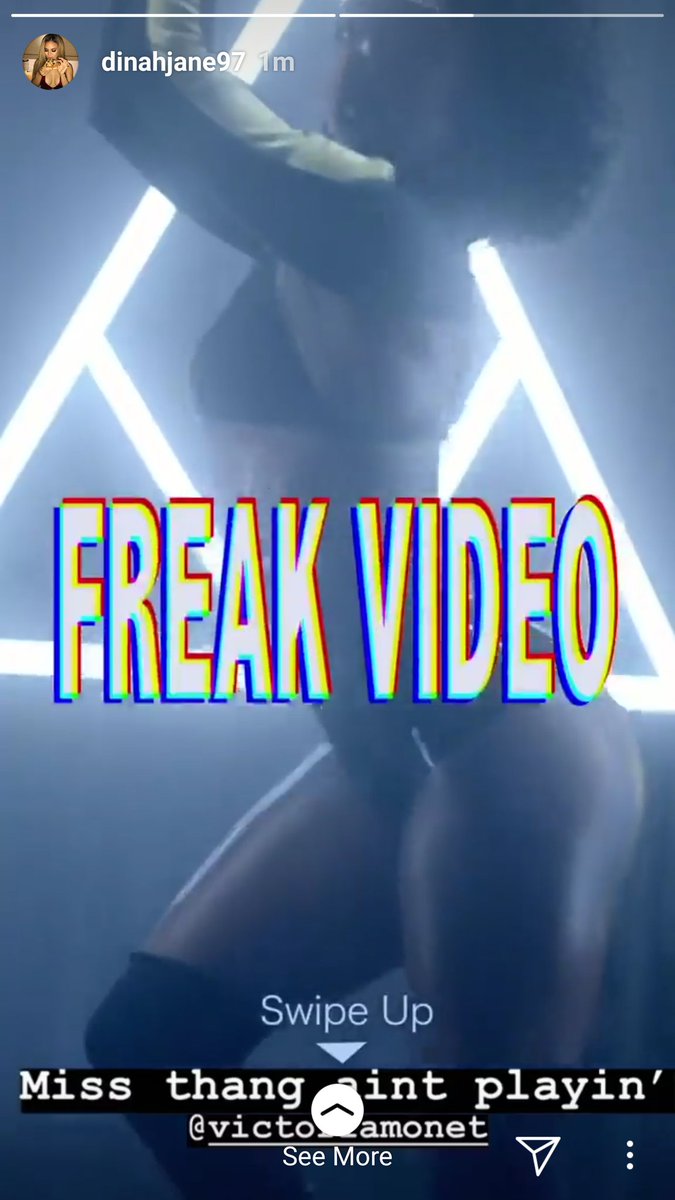 grandesmonet's tweet photo. DINAH PROMOTING VICTORIA YES #FreakVideo https://t.co/KxNyDjd2V8