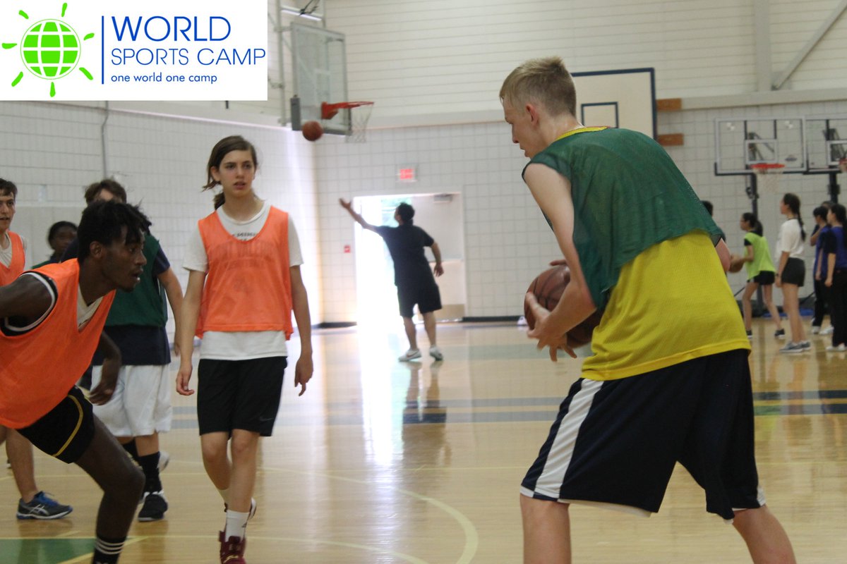 WorldSportsCamp's tweet photo. Face off!! #Basketball #WorldSportsCamp #OneWorldOneCamp https://t.co/Am0lthXv79