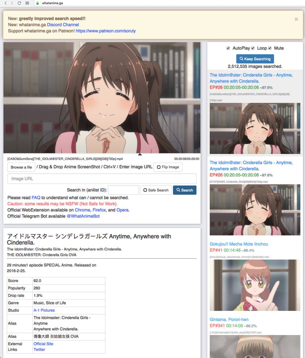 AsagiKurosagi's tweet photo. i really love it when i get entire threads of "what anime is this" when there's quite literally a website that will tell you what anime a screencap is down to what episode and the exact time in the episode the screencap happens https://t.co/aWxNZVvgkt