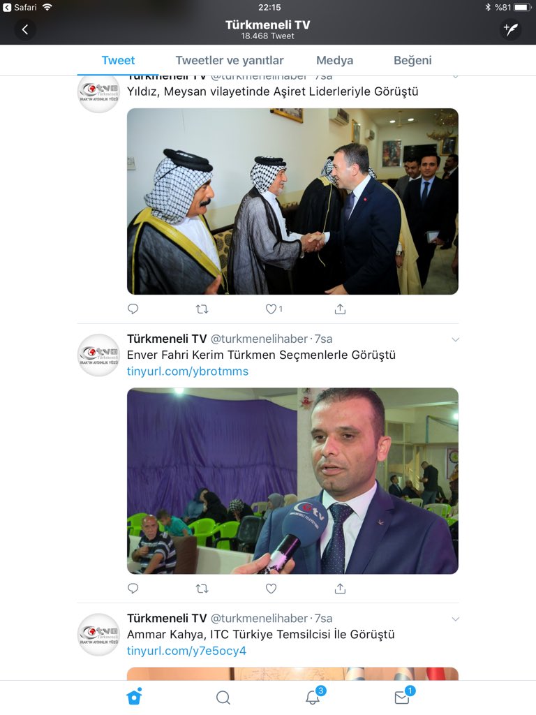 a_muratli's tweet photo. Türkmeneli TV’nin Twitter hesabı olan @turkmenelihaber sayfasını incelerseniz göreceğiniz husus şu; çalışanlarının ve haberi yaptıkları şahıs ve siyasi tarafların sayfaları tarafından bile beğenisini almamış bu sayfa sizede tuhaf gelmiyor mu? Harcananlar ise düşündürücü! #Türkmen https://t.co/1tQAPZBu6q