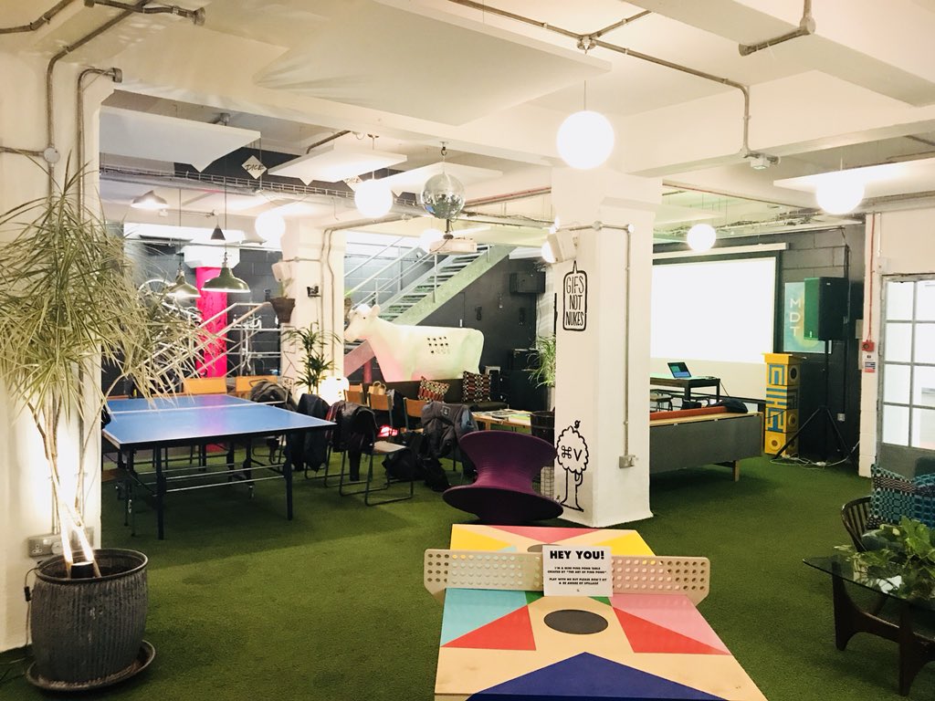 Thank you @ustwo for letting us snoop around your office tonight! #uxcourse #amazingworkspace @experiencehaus