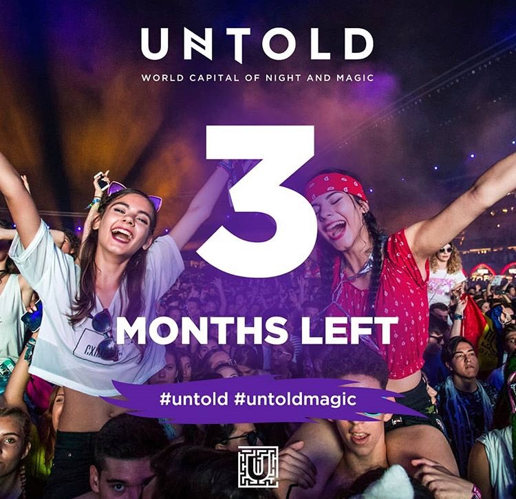 Aadjet's tweet image. 3 months left #Untold #Cluj #UntoldMagic