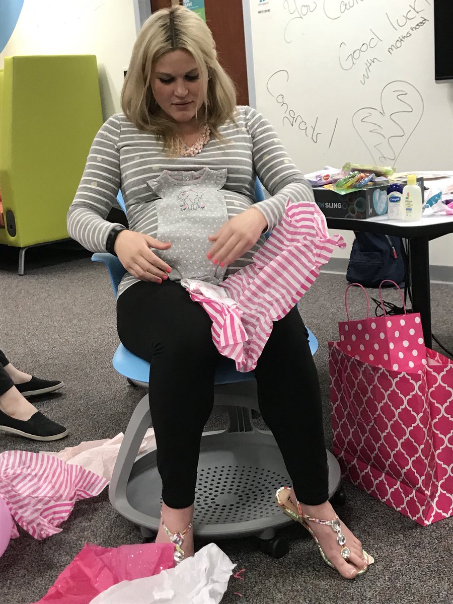 IowaLead's tweet photo. We had a great time suprising our amazing teacher @mrswilliams21c!  We can’t wait to meet baby Elaina! You are going to be a great mother. We love you Mama Laura!!! https://t.co/MIoQamsSHs