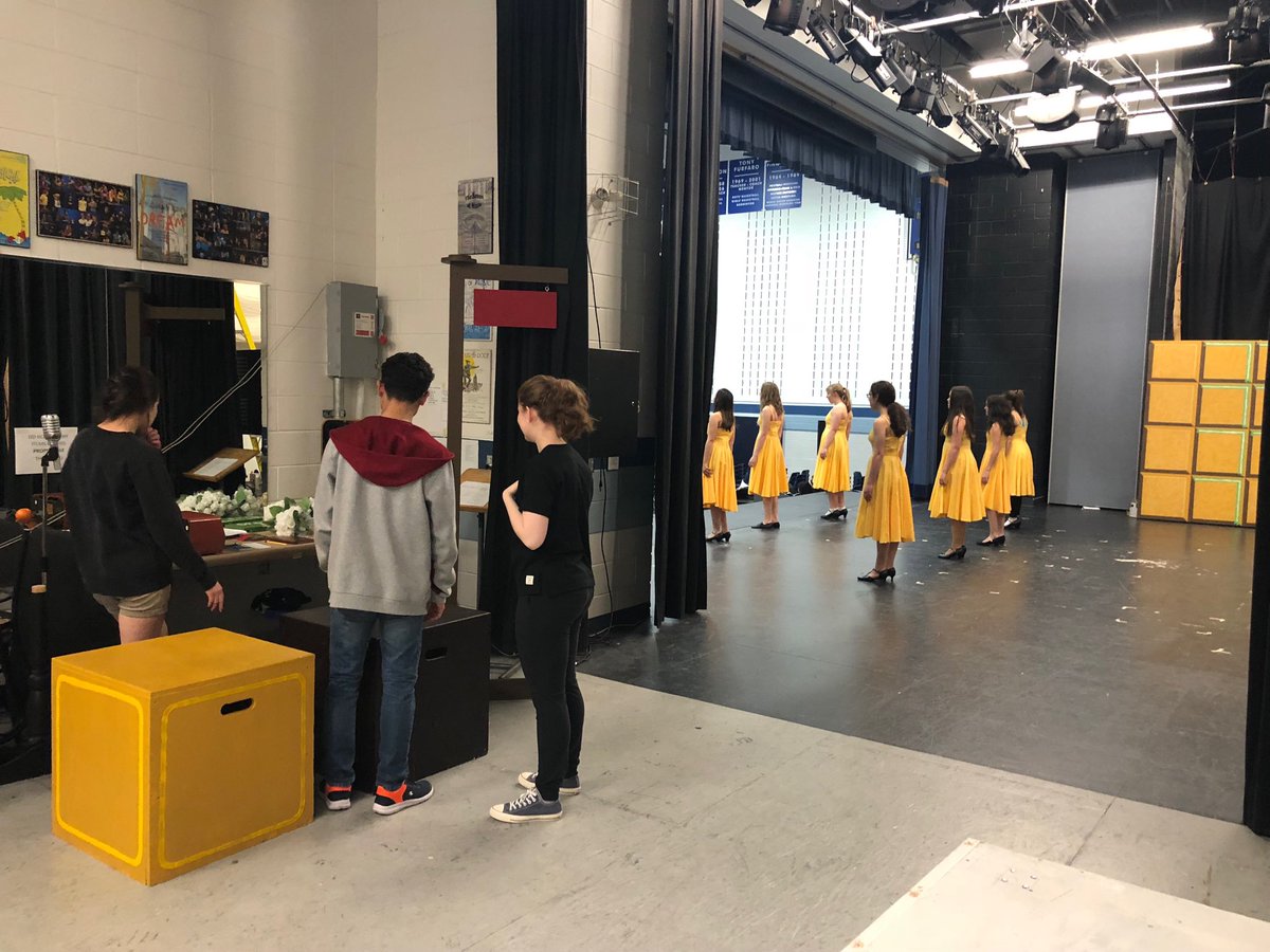 JennONeill3's tweet photo. Things are shaping up for CCH’s production of Leader of the Pack!
#backstageaction https://t.co/8vt2QSrWy4