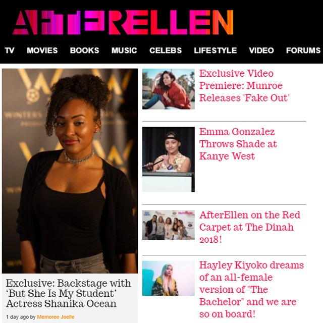 Kikiarcherbooks's tweet photo. Fantastic coverage going on @afterellen ... When the community support each other great things happen. #ButSheIsMyStudent @WintersArcherP @ShanikaOcean https://t.co/zYGnZkborM https://t.co/NeATy8Gdf9