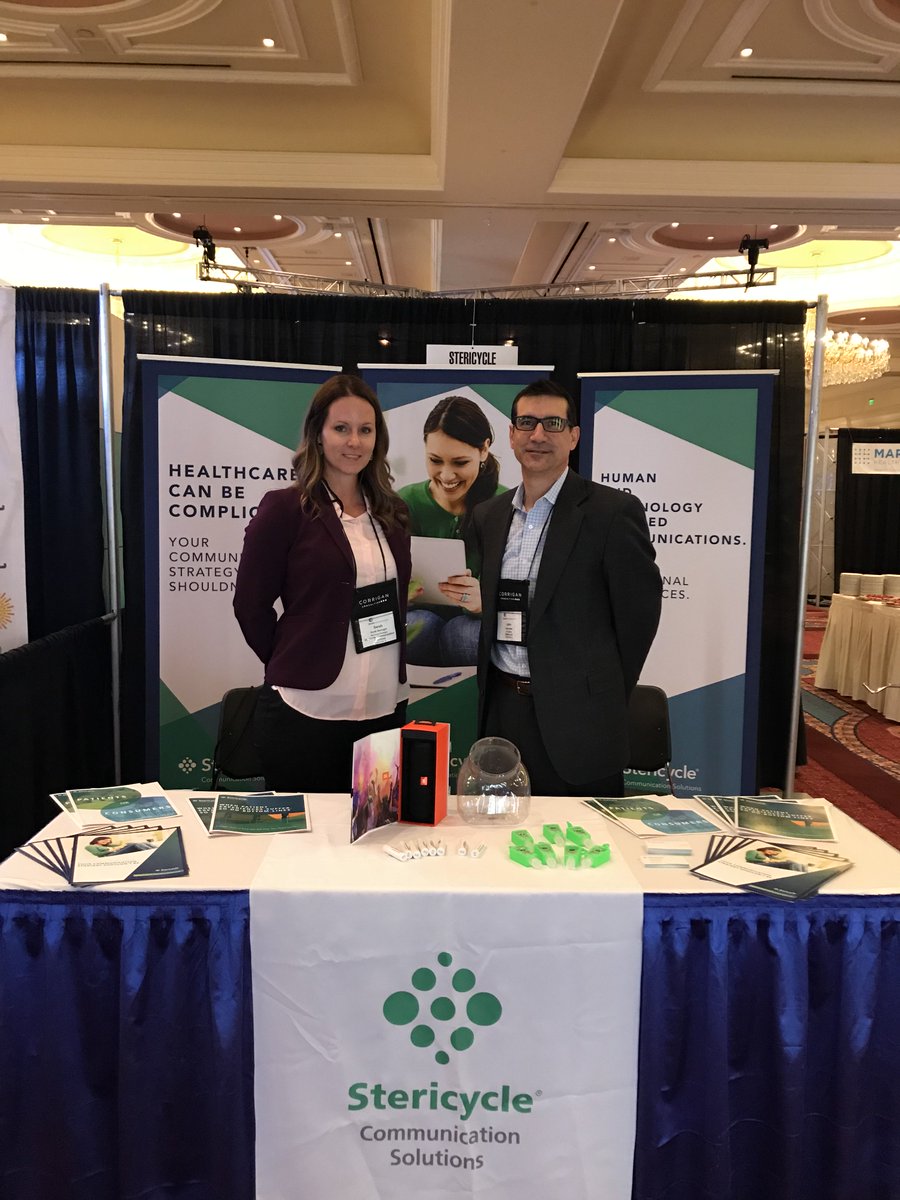StericycleComms's tweet photo. Are you at #HMPS2018? Be sure to stop by booth 87 and see the #Stericycle team! https://t.co/UbIoDdYCuf