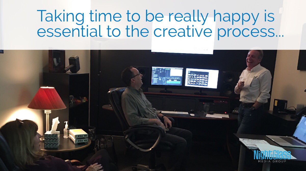 NightGlassMedia's tweet image. Do you take time out to #laugh every day? #videolife