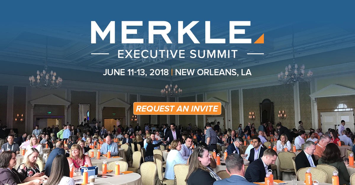 Registration for <a href="/Merkle/">Merkle</a>'s Executive Summit in June is open! Join other #marketing executives for two days of intensive learning, workshops, activities and more. Request an invite to #MerkleSummit18: fal.cn/4nOD