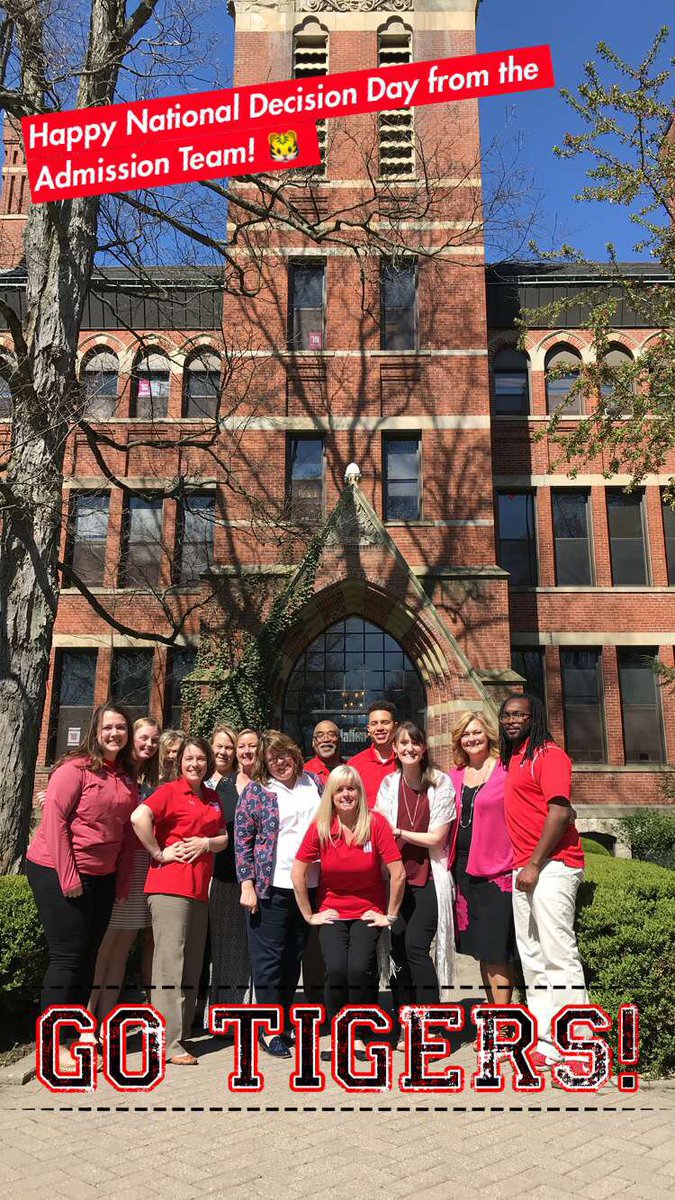 wittenberg's tweet photo. It has been an exciting day in Recitation Hall! Our Admission Team has been welcoming new Tigers all day - if you are a Snapchat user, check out the Wittenberg University account, where you will find lots of fun photos and videos! #TigerUp https://t.co/gDPwN9AywJ