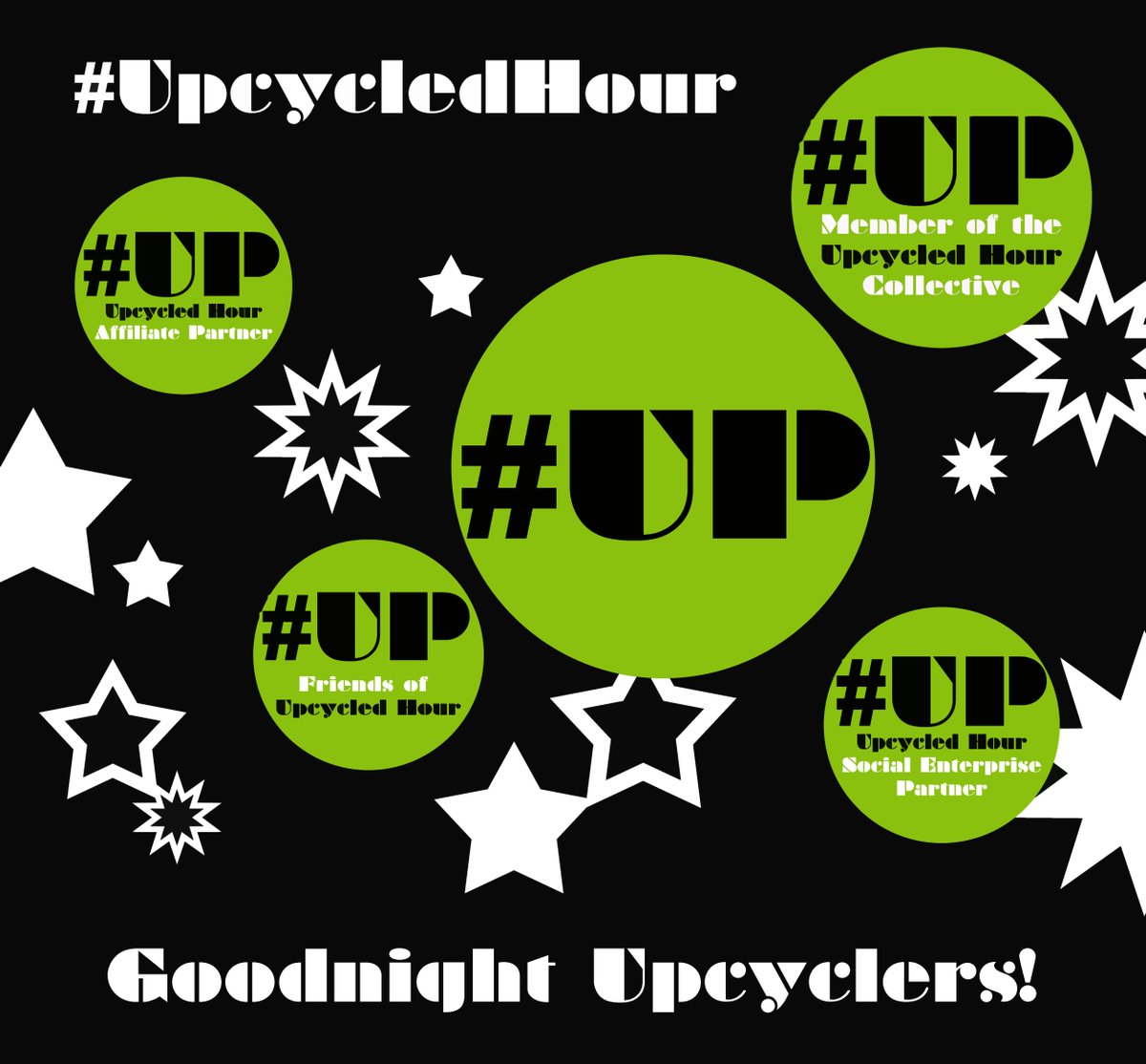 TheHouseofUp's tweet photo. Wow, what an #UpcycledHour day we've had and an amazing hour tonight! Thanks so much for taking part everyone, hope you enjoyed the chat, the inspiration, the images and all the information proffered. Have a great week! https://t.co/sCXTlajdMJ