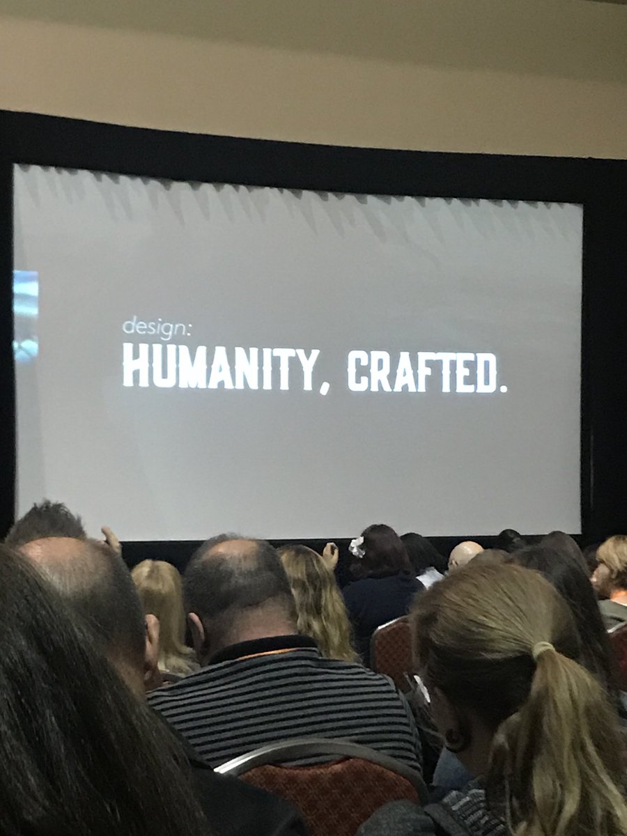 OneBlackDesign's tweet photo. RT marcela__luna: “Design is humanity, crafted.” stefanmumaw #HOWlive https://t.co/yk1fCkNR2I #howbrand