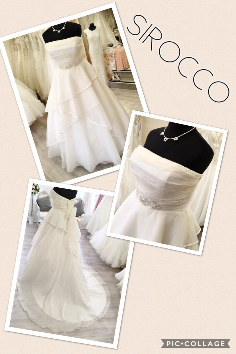 Beautiful silk ball gown ‘Sirocco’ by #MiaMia #AlanHannah size 21 £975 #preloved #weddingdresses #Stockport #stockportweddings #stockportbride