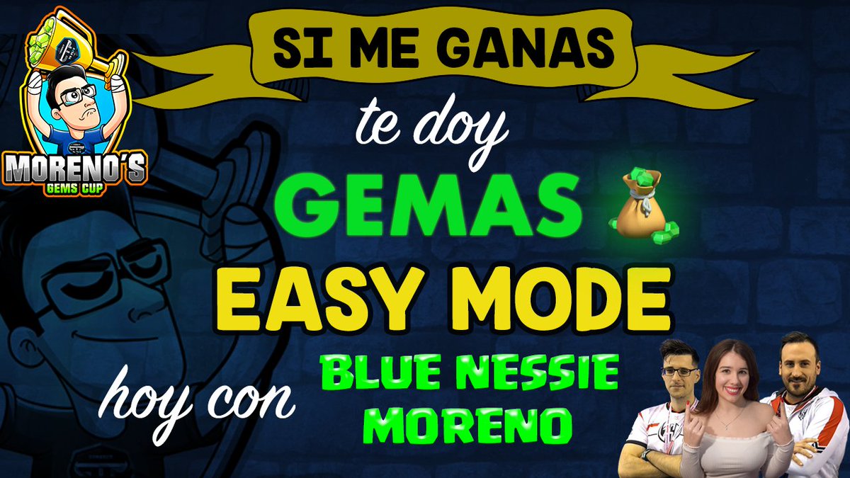 RevolAimar's tweet photo. EN 5m Arrancamos!
SI ME GANAS TE DOY GEMAS 
-Consigue tu pase/500€ Prize PooL
-Para participar : 
-Suscribirse a mi canal de YTB
-Seguir en Twitter a @ReVoLAimaR @CTPRoyale @eSportsUnd @BlueNessieYT
-Hacer RT a este Tweet y poner tu nombre del  juego
🎥https://t.co/q1QERBjkdd https://t.co/voGMek2wSq