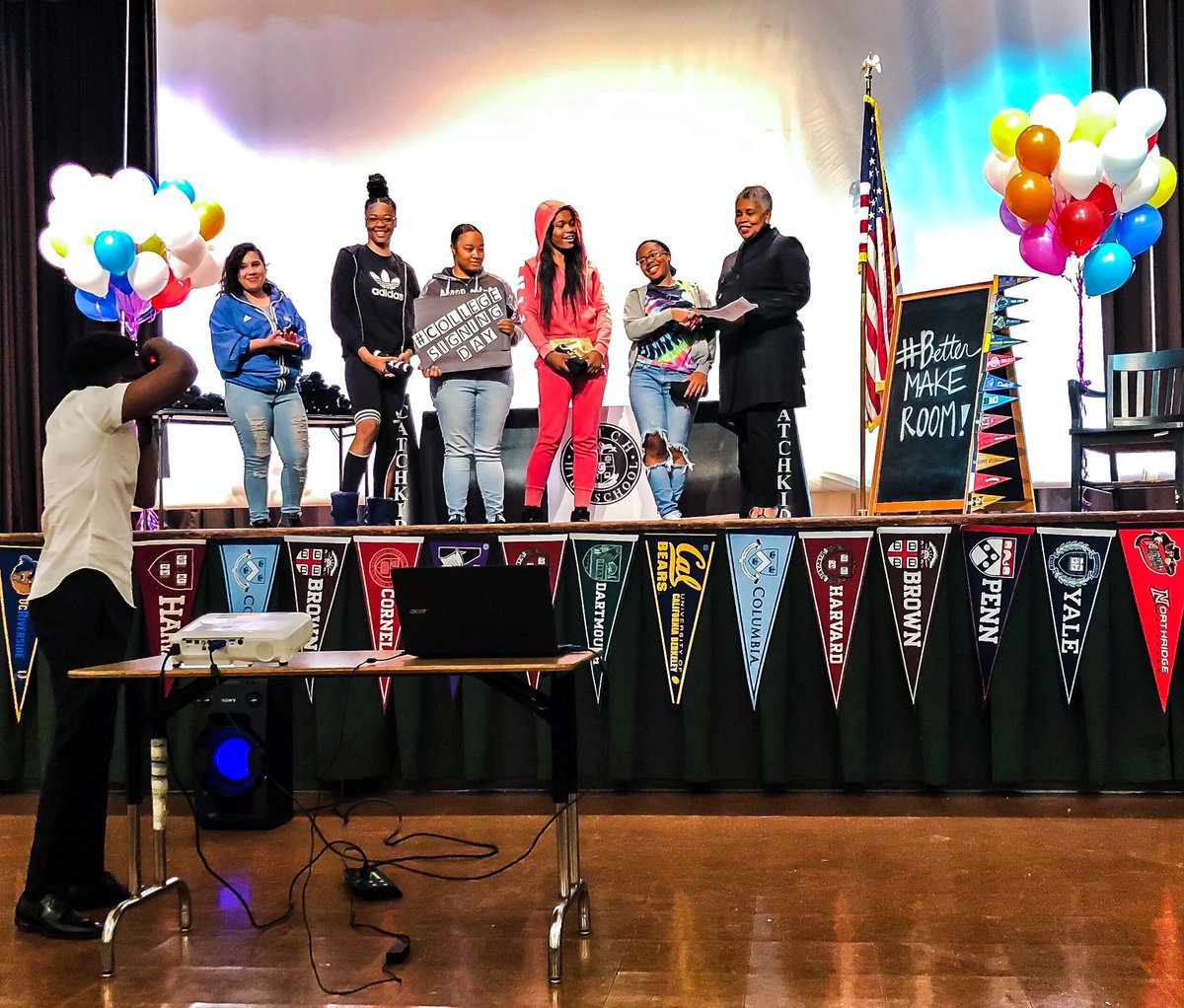 CatchHighSchool's tweet photo. #BetterMakeRoom For #CATCHPrep Students This #CollegeSigningDay https://t.co/nE85XRI1bJ