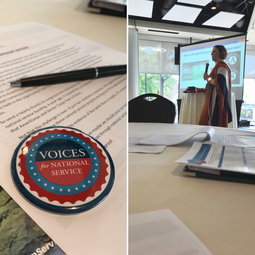 AppalachiaCares's tweet photo. Learning how to communicate the message of our program’s impact effectively to build support from national leaders and stakeholders. #atlanticsouthernservice #shareyourstory https://t.co/eSiu1UpL5x