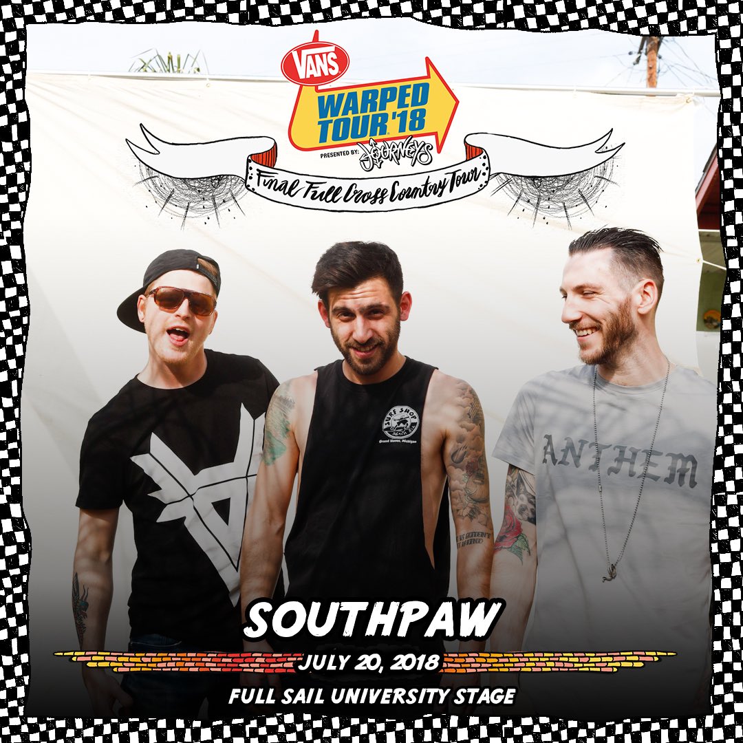 See you <a href="/VansWarpedTour/">Vans Warped Tour</a> in Detroit 7/20! 👋