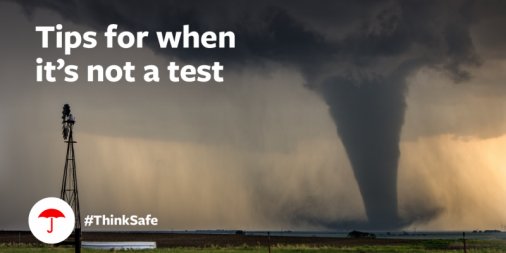 Tornadoes can occur rapidly and without any notice. Know what to do when it comes to tornadoes: tkpl.us/am17u #ThinkSafe